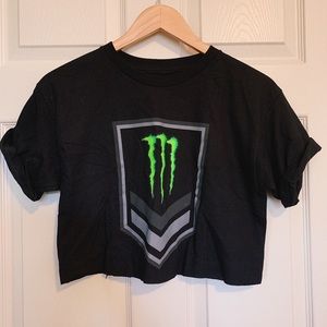 MONSTER ENERGY CROP TEE